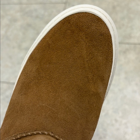 UGG Brown Suede Ankle Boots with Fur Lining - Picture 6 of 16